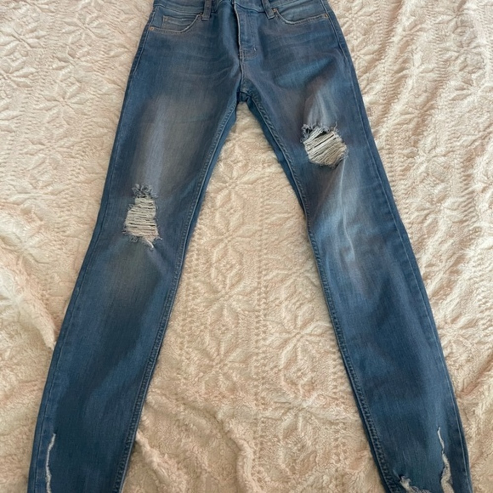 SOLD| sz 25 free people skinny jeans